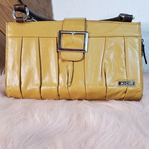 mustard colored purse